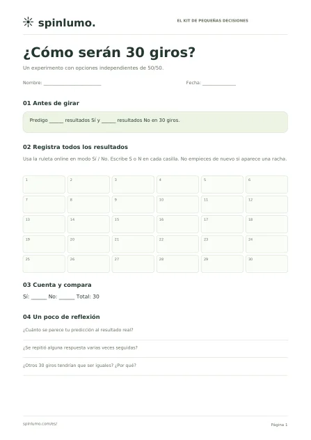 El azar, paso a paso
